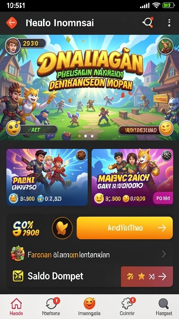 Tampilan utama aplikasi <strong>777ZX</strong> yang menarik dan intuitif.