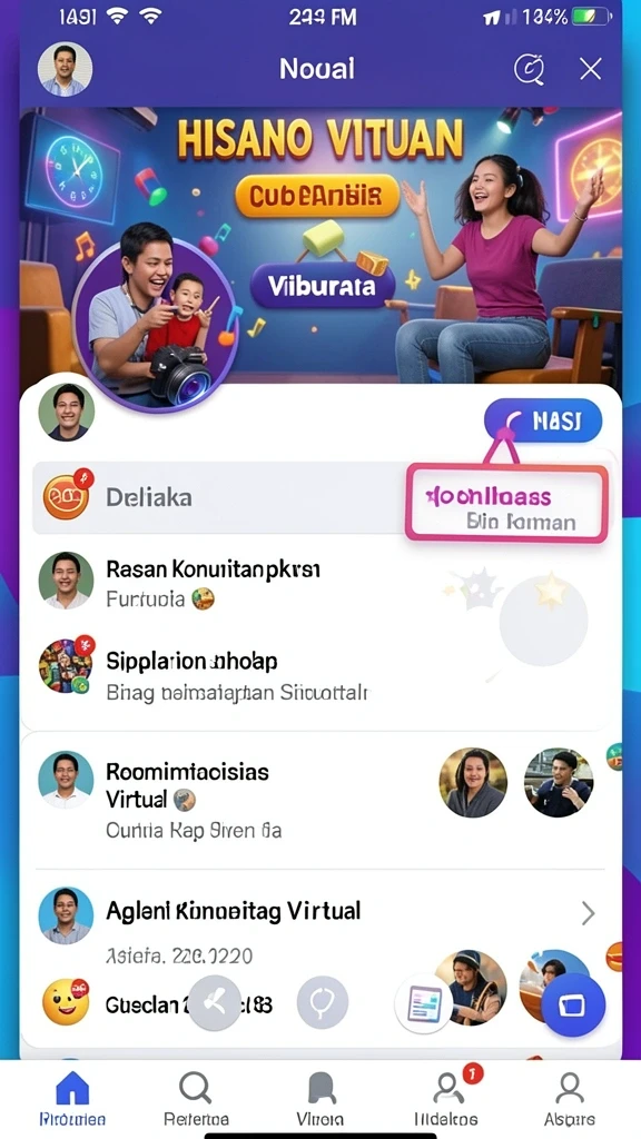 Fitur reward yang memotivasi pemain untuk terus bermain.
