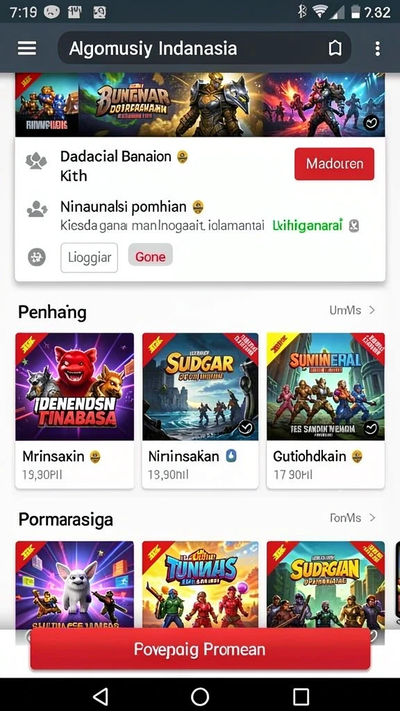 Fitur multiplayer yang memungkinkan interaksi dengan pemain lain.