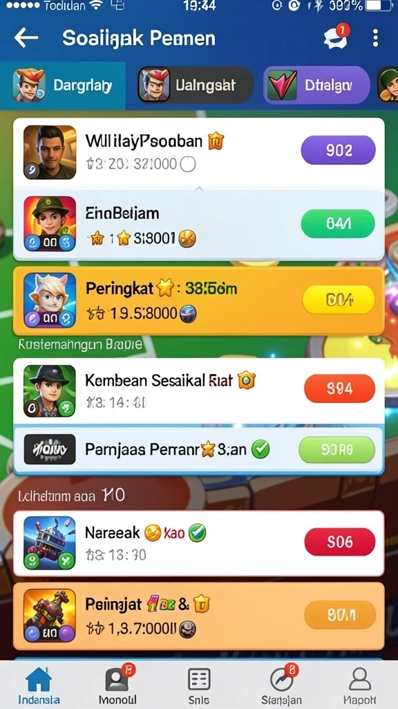 Antarmuka permainan yang sederhana dan mudah digunakan.