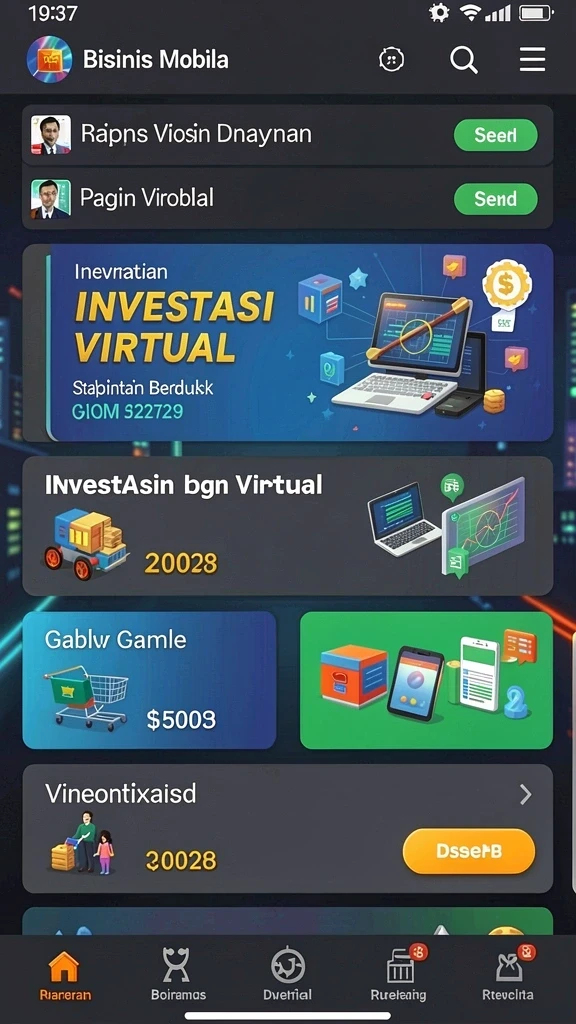 Interface permainan yang intuitif dan mudah digunakan.