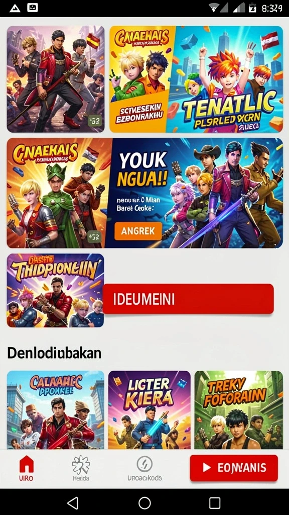 Screenshot menunjukkan grafis yang menawan dan gameplay menarik.