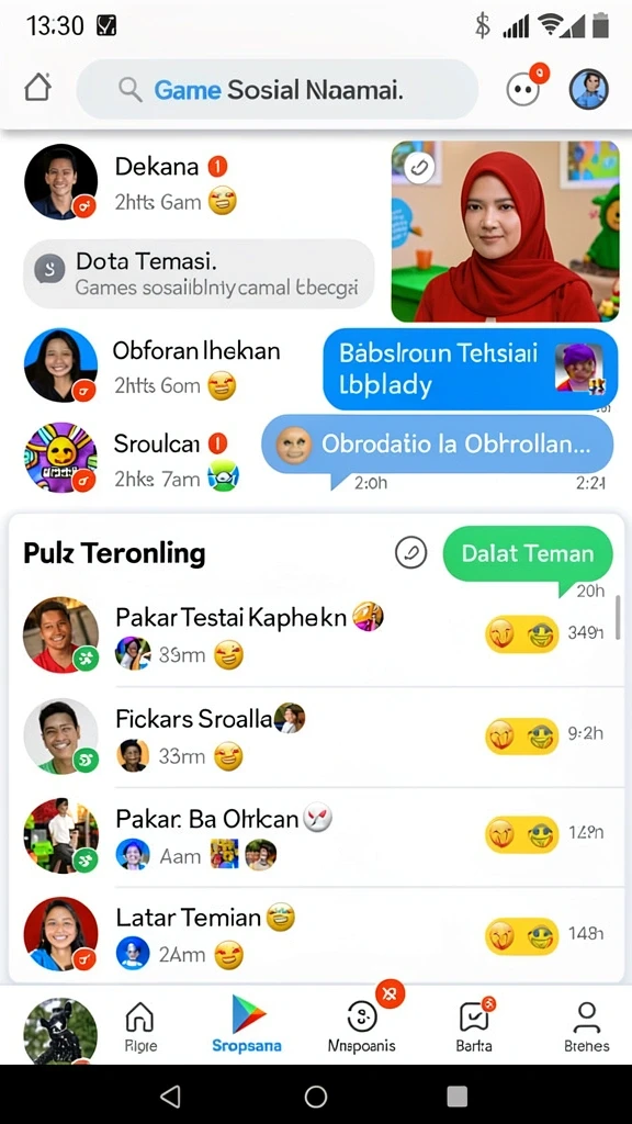 Tantangan menarik yang hadir di setiap level permainan.