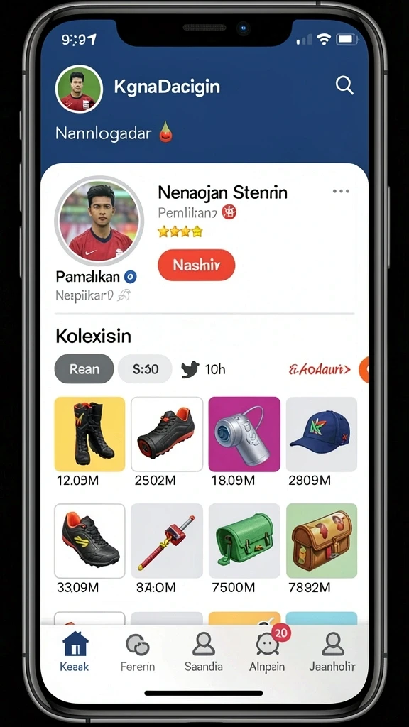 Tampilan antarmuka pengguna yang intuitif dan mudah dipahami.