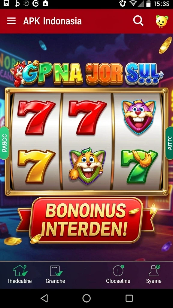 Fitur permainan live casino dengan dealer profesional.