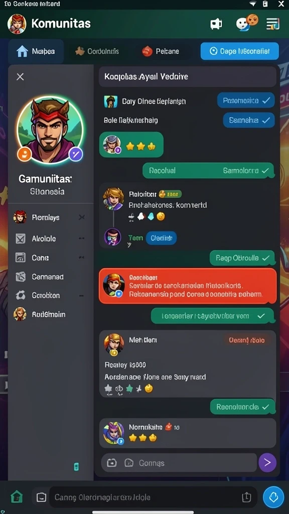 Mode permainan yang kompetitif dan mengasyikkan.