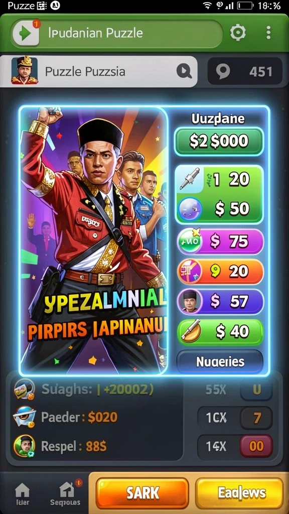 Tampilan antarmuka yang user-friendly dan menarik.
