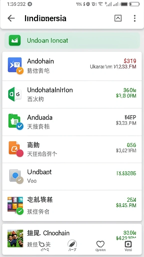Tampilan awal aplikasi MAHJONG500 yang menarik.