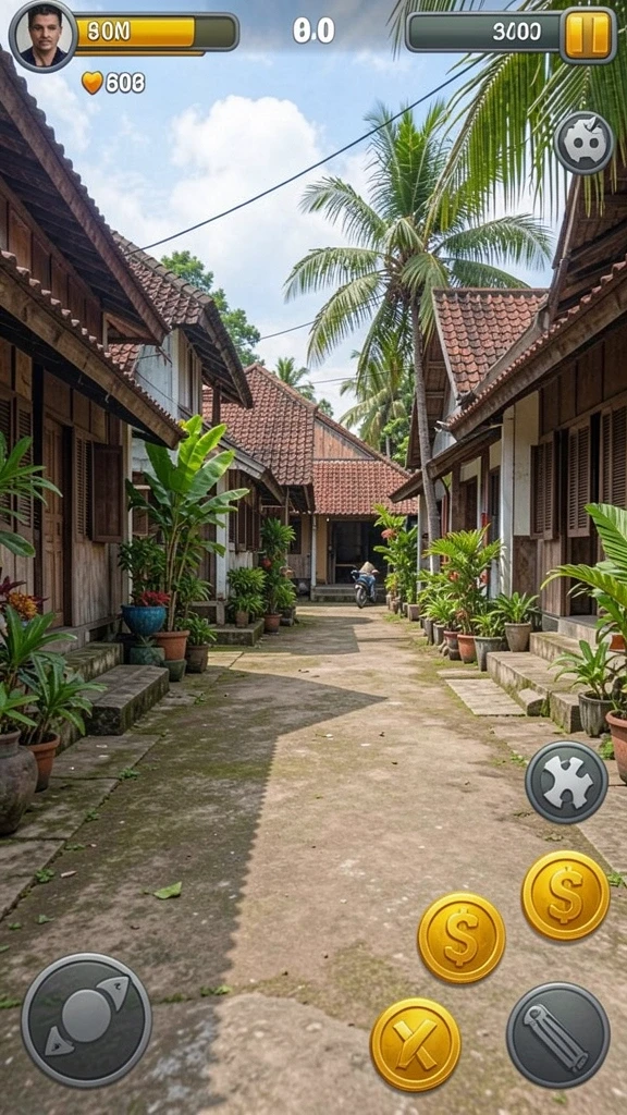 Karakter dalam game yang beragam dan unik.