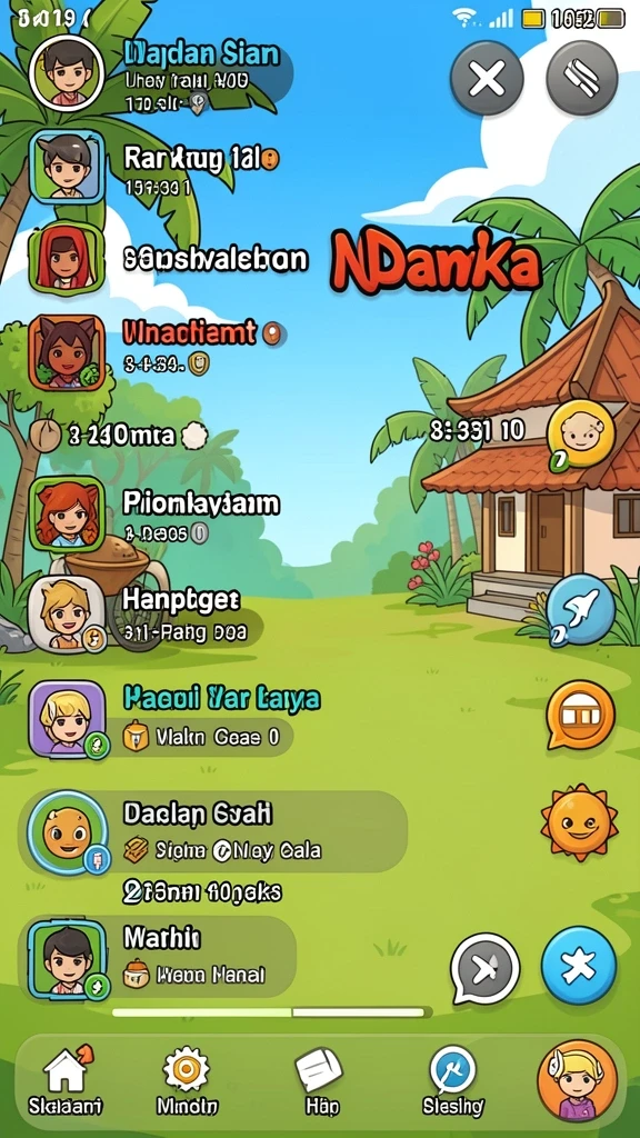 Tampilan awal yang menarik dan mudah dinavigasi.