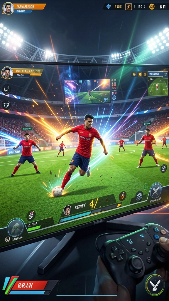 Mode kompetisi yang memungkinkan interaksi antar pemain.