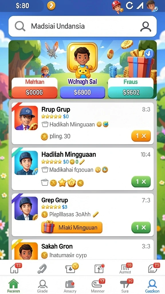 Tampilan antarmuka yang bersih dan mudah digunakan.