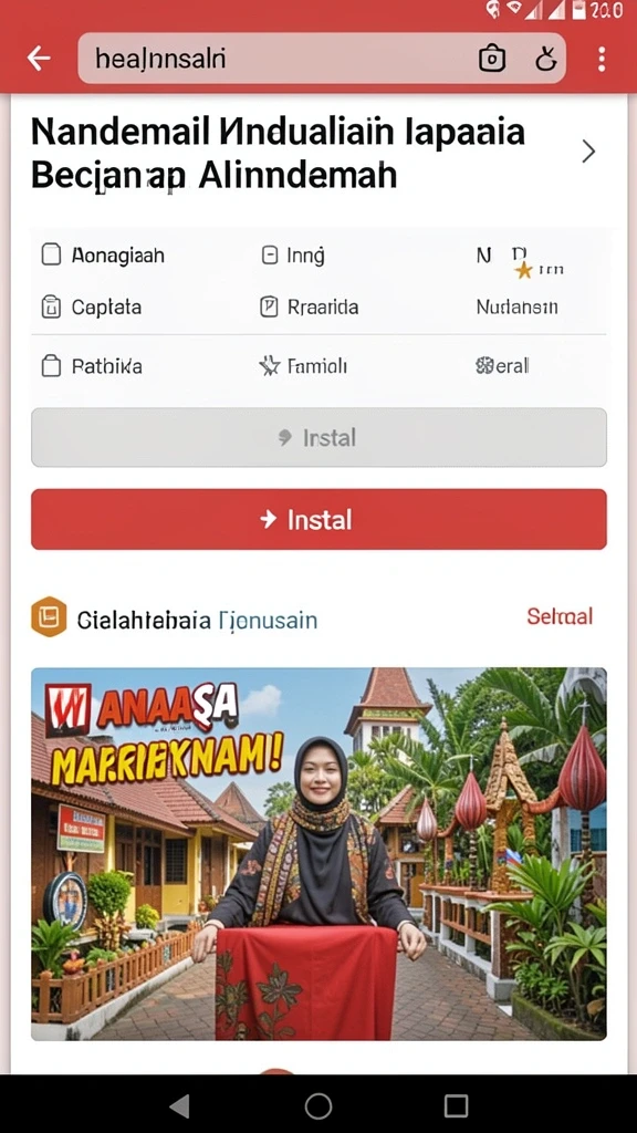Tampilan antarmuka yang user-friendly dan menarik.