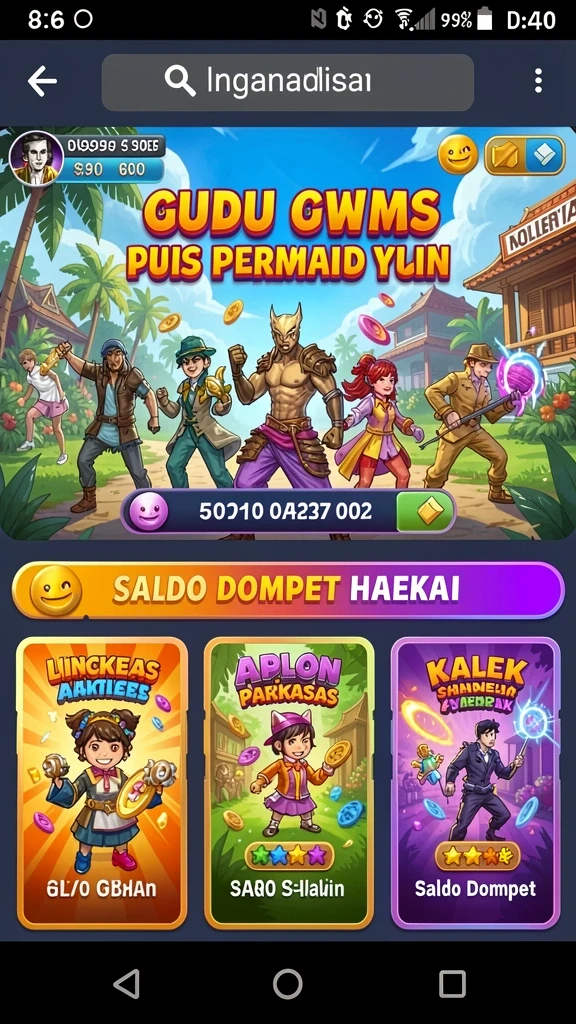 Mode permainan seru dengan tantangan menarik.