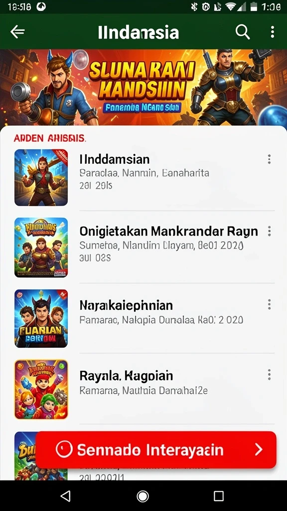 Tampilan antarmuka yang intuitif dan menarik.