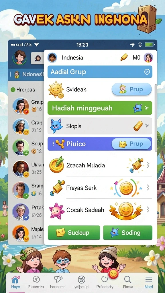 Karakter yang beragam dengan kemampuan unik.