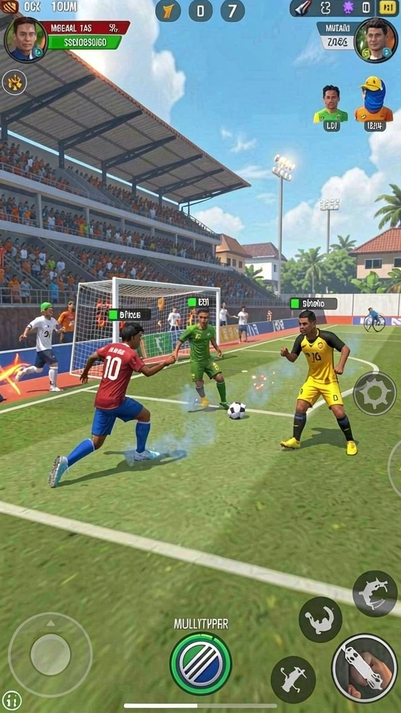 Gameplay yang seru dengan variasi mode yang banyak.