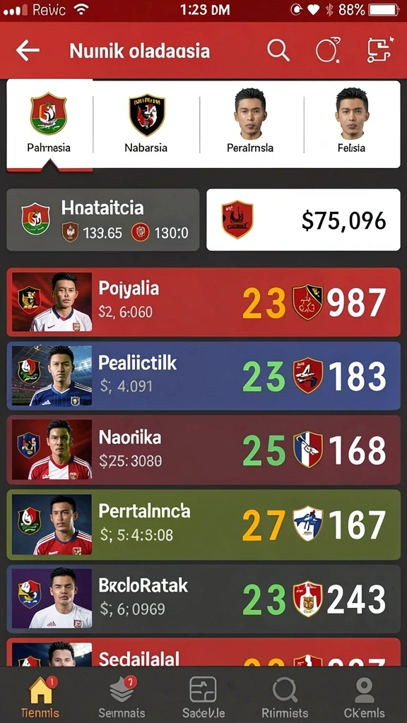 Tampilan antarmuka utama SENSASI777 yang menarik.
