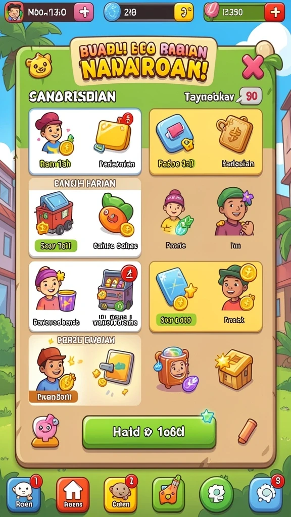Tampilan awal aplikasi yang menarik dan user-friendly.