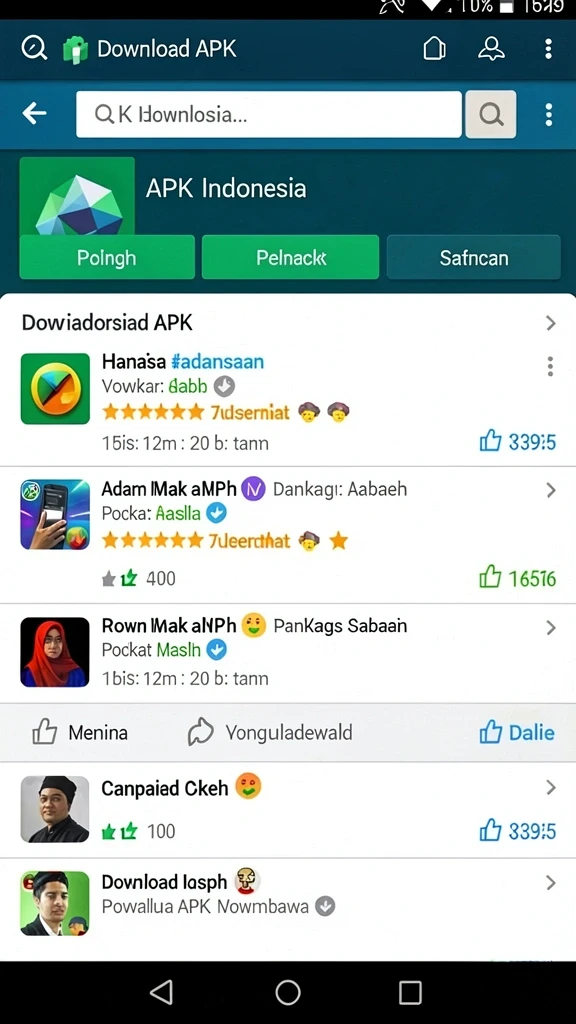 Fitur interaksi sosial yang mendukung pemain berkomunikasi.