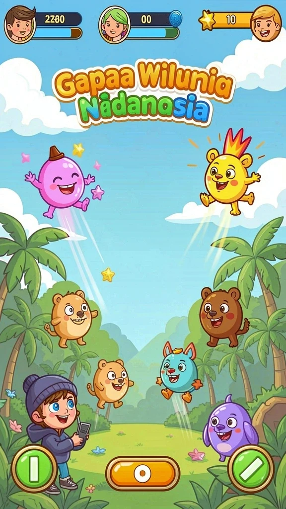 Mode multiplayer yang memungkinkan permainan bersama teman.